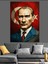 Mustafa Kemal Atatürk Dekoratif Kanvas - Mdf Ahşap Tablo 3