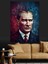 Mustafa Kemal Atatürk Dekoratif Kanvas - Mdf Ahşap Tablo 1