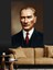 Mustafa Kemal Atatürk Dekoratif Kanvas - Mdf Ahşap Tablo 1