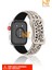 Huawei Watch Fit 3 / Fit 4 / Fit 4 Pro Uyumlu Leopar Desenli Silikon Kordon / Strap 1