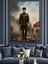 Baş Komutan Mustafa Kemal Atatürk Dekoratif Kanvas - Mdf Ahşap Tablo 3