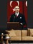 Mustafa Kemal Atatürk Kürsüde Dekoratif Kanvas - Mdf Ahşap Tablo 1