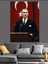 Mustafa Kemal Atatürk Kürsüde Dekoratif Kanvas - Mdf Ahşap Tablo 3