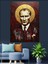 Mustafa Kemal Atatürk Portre Dekoratif Kanvas - Mdf Ahşap Tablo 1