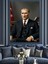 Mustafa Kemal Atatürk Dekoratif Kanvas - Mdf Ahşap Tablo 4