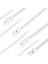 Powermaster PM-26329 Beyaz Delikli Kablo Bağı 2.5X100 mm Klemens Cırt Cırt Klips 1