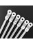 Powermaster PM-26329 Beyaz Delikli Kablo Bağı 2.5X100 mm Klemens Cırt Cırt Klips 2