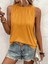 Kadın Kolsuz Bisiklet Yaka Önden Şerit Detaylı Viskon Bluz 1