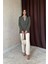 Haki Blazer Ceket 3