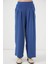 Geniş Paça Pileli Pantolon 6718 - Indigo 4