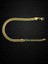 Çelik Bileklik Sık Örme Lüks Model 5 mm Genişlik 19 cm Uzunluk 5 cm Ek Altın Sarısı Gold 2