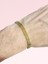 Çelik Bileklik Sık Örme Lüks Model 5 mm Genişlik 19 cm Uzunluk 5 cm Ek Altın Sarısı Gold 5