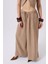 Düşük Bel Oversize Keten Pantolon 4
