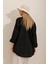 Kadın Keten Kumaş Oversize Gömlek 3