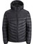 Jjehero Puffer Hood Ps Sn Erkek Siyah Mont - 12214531 1