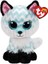 Mavi Şevron Desenli Peluş Tilki Atlas 24 cm 1