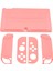 Koruyucu Kılıf Switch Color Shell Tam Koruma Ergonomik El Tutma Oyun Konsolu Muhafaza Kapağı Koyu Pembe (Yurt Dışından) 2