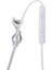 3.5mm Anti Radyasyon Kulaklık Hava Tüplü Kulaklık Tek Taraflı Makara Mini Dahili Mikrofon (Yurt Dışından) 3
