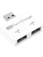 Hub Usb2.0 Erkek - 2 Portlu USB Çift Şarj Cihazı Ayırıcı Adaptör Dönüştürücü Konsantratör (Beyaz) (Yurt Dışından) 1