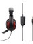 3.5mm Rekabetçi Oyun Kulaklığı Mikrofonlu Kablolu Kulaklık Ps4 Için (Siyah+Kırmızı) (Yurt Dışından) 4