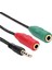 1'i 2'ye 3,5 mm Erkekten Kadına Çift Kulaklık Mikrofon Adaptörü Kulaklık Çift Ses Ayırıcı (Yurt Dışından) 5