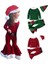 Çocuk Noel Giyim Seti Uzun Kollu Çan Alt Kadife Noel Noel Baba Kostümü 4 Parça Kıyafet Seti Bebek 2-5 Yaş Hediyesi (Yurt Dışından) 5