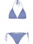 Desenli Arkası Büzgülü Üçgen Bikini 1