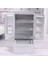 1: 12 Mini Huş Ahşap Çift Kapılı Çift Katlı Simülasyon Buzdolabı Modeli Doorhousesilver Için (Yurt Dışından) 3