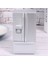 1: 12 Mini Huş Ahşap Çift Kapılı Çift Katlı Simülasyon Buzdolabı Modeli Doorhousesilver Için (Yurt Dışından) 4