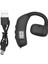 Kablosuz Bluetooth 5.4 Kulaklık Açık Kulak Hava Iletimli Kulaklık Gürültü Azaltma Kablosuz Spor Tek Kulak Kulaklık Android Dizüstü Bilgisayar Kamyon Sürücüsü Siyah (Yurt Dışından) 1