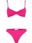 Bürümcük Fuşya Balenli Bikini Takım 1