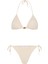 Krinkıl Ekru Üçgen Bikini Takım 1