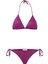 Lurex Mürdüm Üçgen Bikini Takım 1