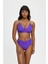 Aksesuar Detaylı Yüksek Bel Kaplı Üçgen Toparlayıcı Bikini Takımı 1