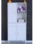 75 x 173 x 32,5 cm 1 Çekmece 3 Kapak 3 Raf 6 Bölmeli Düzenleyici Çok Amaçlı Mutfak Dolabı 1