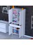 75 x 173 x 32,5 cm 1 Çekmece 4 Kapak 3 Raf 6 Bölmeli Çok Amaçlı Mutfak Dolabı 5