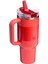 The Quencher Protour Flip Straw Tumbler | 40 Oz (1,18 L) Hot Coral Fade Sızdırmaz Pipetli Termos 2