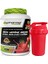 Proteinli Öğün Tozu Öğün Yerine Geçen Besleyici Shake Çilek Aromalı 20 Servis 1000 gr Shaker Hediyeli 1