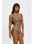 Çiçek Desenli Kalın Kenarlı Ayarlanabilir Askılı Kaplı Toparlayıcı Bikini Takımı 1