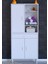 75 x 173 x 32,5 cm 1 Çekmece 5 Raf 8 Bölmeli Düzenleyici Çok Amaçlı Mutfak Dolabı 1