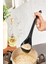 Premium Quality 6 Parça Standlı Servis Seti Kaşık Spatula Kepçe Makarna Kaşığı Süzgeç Seti 3