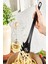 Premium Quality 6 Parça Standlı Servis Seti Kaşık Spatula Kepçe Makarna Kaşığı Süzgeç Seti 5