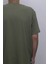 Fistan Store Erkek Düz Spor Kesim Rahat Kalıp Bisiklet Yaka Battal Basic Tişört 4