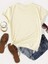 Matcha Baskılı Bej Oversize Unisex T-Shirt 2