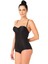 Siyah Mı Emay 2723 Lazer Kesim Göğsü Açık Slip Korse 3