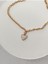 Lily - Gold Altın Kaplama Mineli Kalp Kolye 1