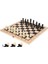 3'ü 1 Arada Ahşap Satranç Dama Tavla Katlanabilir Taşınabilir Etkileşimli Satranç Tahtası Oyuncağı M 29 x 29 cm / 11,4 x 11,4 Inç (Yurt Dışından) 4