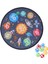 Astral Kids Dart Tahtası Oyunu Komik Ebeveyn Çocuk Etkileşimi Planet Dart Tahtası Yapışkan Top ile Iç Mekan Dış Mekan Için (Yurt Dışından) 3