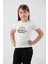 Fitilli Girl Power Baskılı Kız Çocuk Bluz 5
