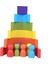 Yapı Taşları Oyuncak Seti Ahşap Kemer Istifleyici Bebek Yaratıcılığı Bebek Eğitici Oyuncaklar (Bloklar Küçük Ahşap Adamlar) (Yurt Dışından) 4